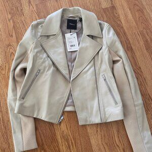 Theory Grain Leather Jacket